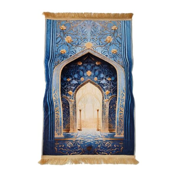 Alfombra de rezo con almohada (3) Alfombra de Rezo con Almohada para Rodillas — Sajjada Ergonómica Confort Plus