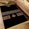 Alfombra de rezo islamica - Meca (2) Alfombra de Rezo La Meca — Sajjada Artística con Diseño Decorativo de la Kaaba