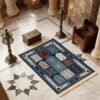 Alfombrilla de rezo islamica - estilo arabe (5) Alfombra de Rezo Árabe — Sajjada con Diseño Tradicional de Arabescos