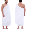 Ihram-Ehram-Ahram para hombres Conjunto de Ihram (Ehram) de algodón blanco puro para hombre