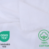 Ihram-Ehram-Ahram para hombres 4 Ihram doblado cuidadosamente, listo para el viaje a La Meca