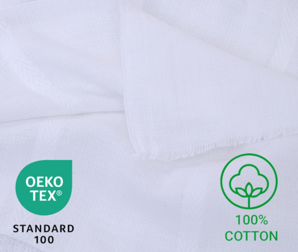 Ihram-Ehram-Ahram para hombres 4 Ihram doblado cuidadosamente, listo para el viaje a La Meca