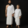 Ihram-Ehram-Ahram para ninos Niño vistiendo Ihram blanco de algodón suave para Hajj o Umrah