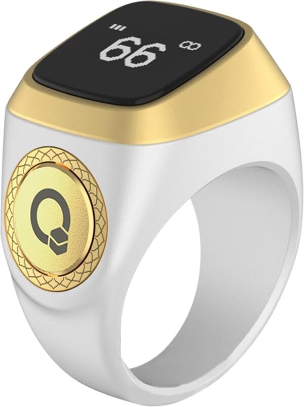 Tasbih Electrónico Smart (Anillo) - Contador Digital de Dhikr con Alertas de Oración